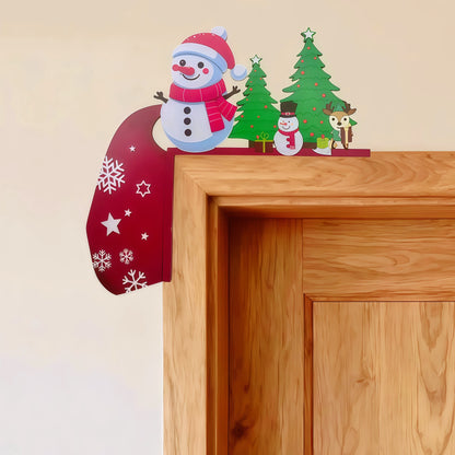 🎅⛄🎄Christmas Door Frame Corner Wall Stickers & Window decorations