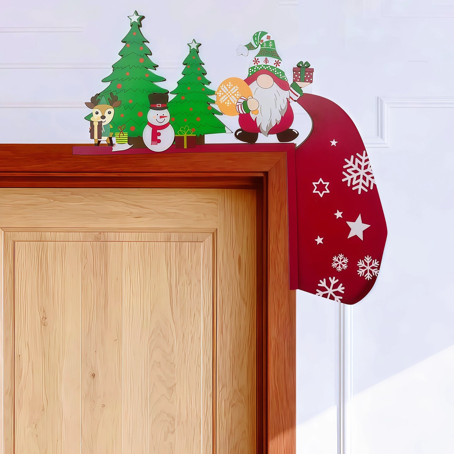 🎅⛄🎄Christmas Door Frame Corner Wall Stickers & Window decorations