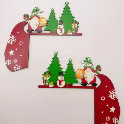 🎅⛄🎄Christmas Door Frame Corner Wall Stickers & Window decorations