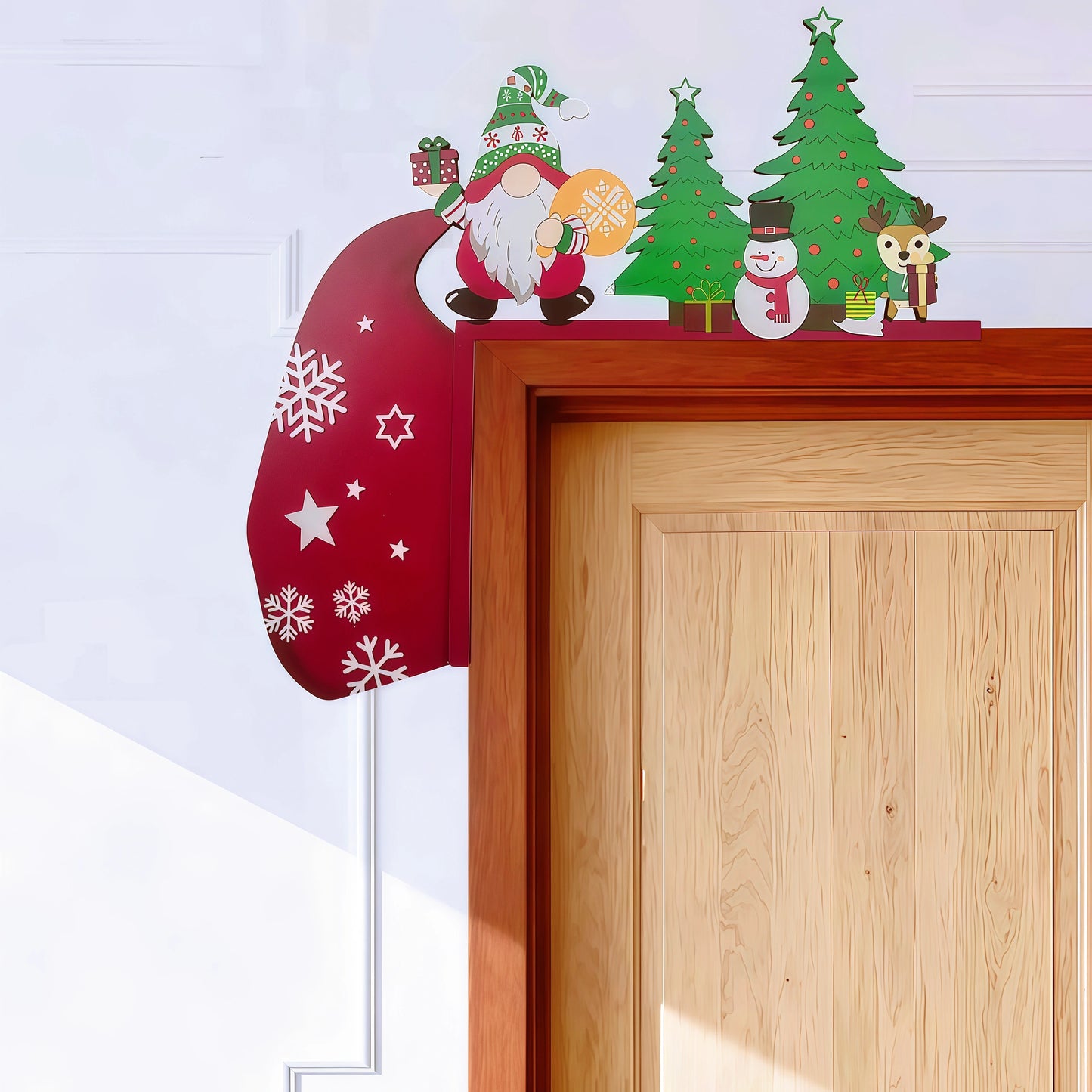 🎅⛄🎄Christmas Door Frame Corner Wall Stickers & Window decorations
