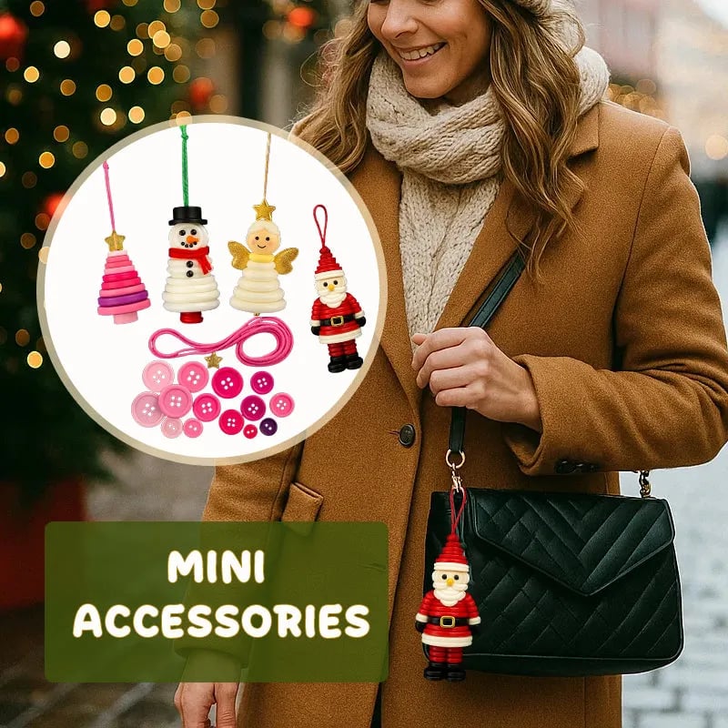 🔥🎅☃️ DIY Button Ornament Kits