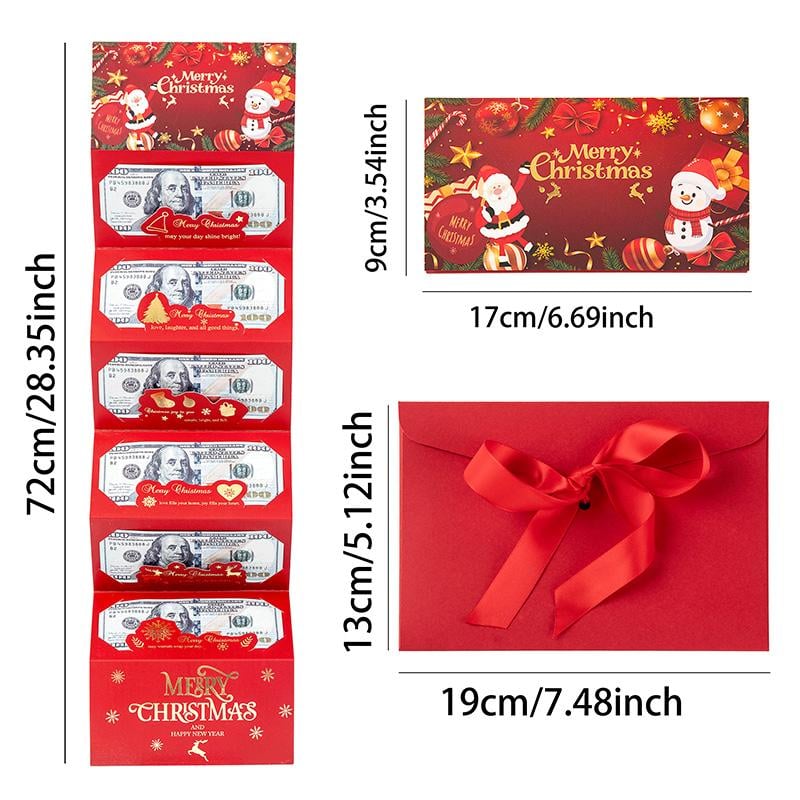 🎄 $9.98 Today Only🎁Christmas Cash Gift Envelope