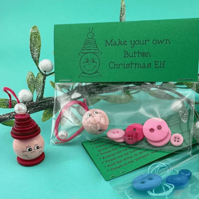 🔥🎅☃️ DIY Button Ornament Kits