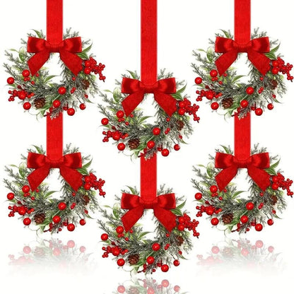 🔥$6.99 Today Only⚡ 50K+ SOLD! Almost Gone-💥🎁Christmas Mini Window Wreaths