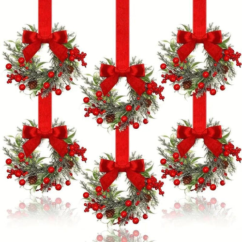 🔥$6.99 Today Only⚡ 50K+ SOLD! Almost Gone-💥🎁Christmas Mini Window Wreaths