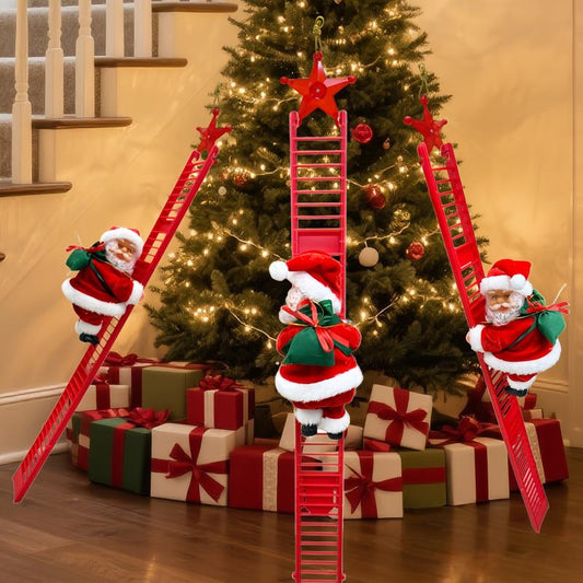 🎅 Early Christmas Sale🎅Electric Climbing Santa With Music