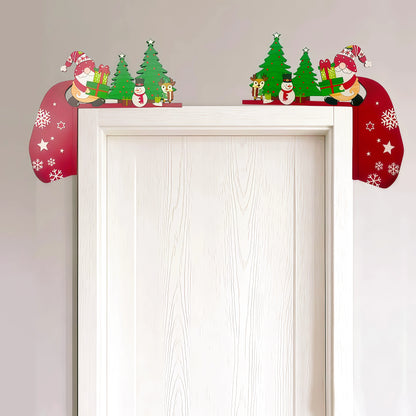 🎅⛄🎄Christmas Door Frame Corner Wall Stickers & Window decorations