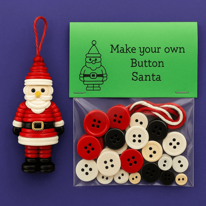 🔥🎅☃️ DIY Button Ornament Kits
