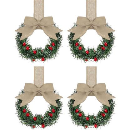 🔥$6.99 Today Only⚡ 50K+ SOLD! Almost Gone-💥🎁Christmas Mini Window Wreaths