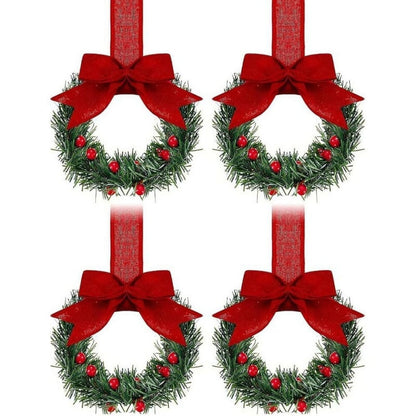 🔥$6.99 Today Only⚡ 50K+ SOLD! Almost Gone-💥🎁Christmas Mini Window Wreaths