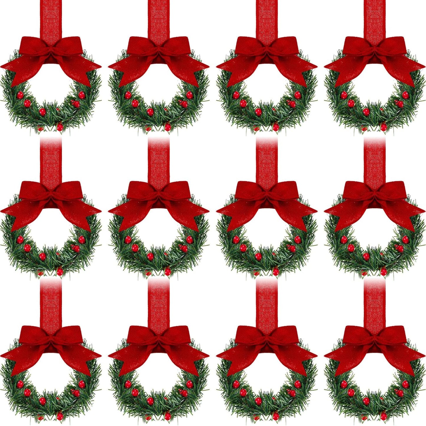 🔥$6.99 Today Only⚡ 50K+ SOLD! Almost Gone-💥🎁Christmas Mini Window Wreaths
