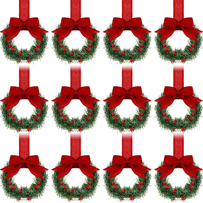 🔥$6.99 Today Only⚡ 50K+ SOLD! Almost Gone-💥🎁Christmas Mini Window Wreaths
