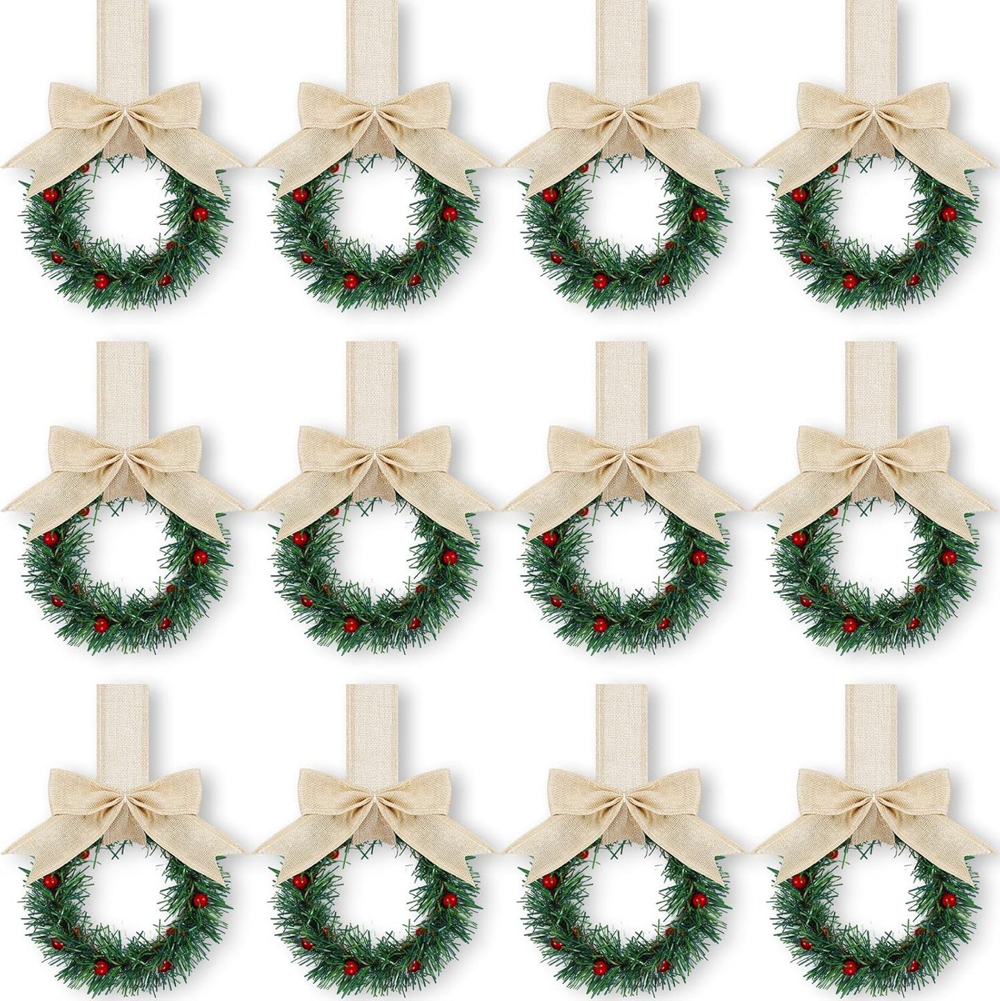 🔥$6.99 Today Only⚡ 50K+ SOLD! Almost Gone-💥🎁Christmas Mini Window Wreaths